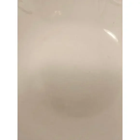 Gibson China Embossed Fruit Serving Bowl 9.5" Apple Grapes Leaves White Single - Picture 5 of 13